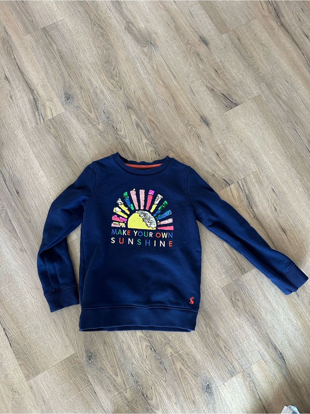 Girl’s Joules Mackenzie sweatshirt Make Your Own Sunshine
